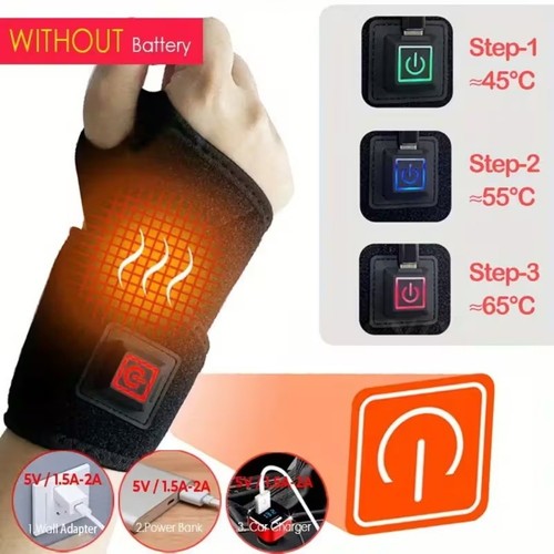 Heated wrist wrap usb - heated, powered