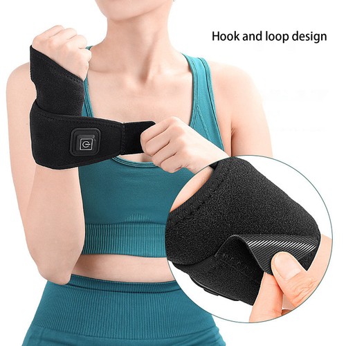 Heated wrist brace - brace, adjustable