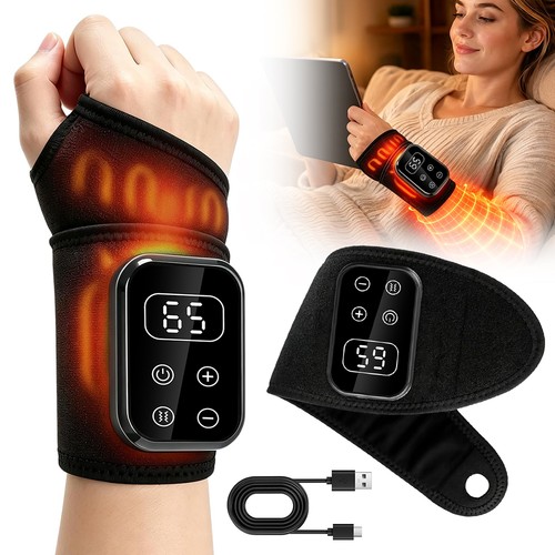 Portable heated wrist wrap - portable,