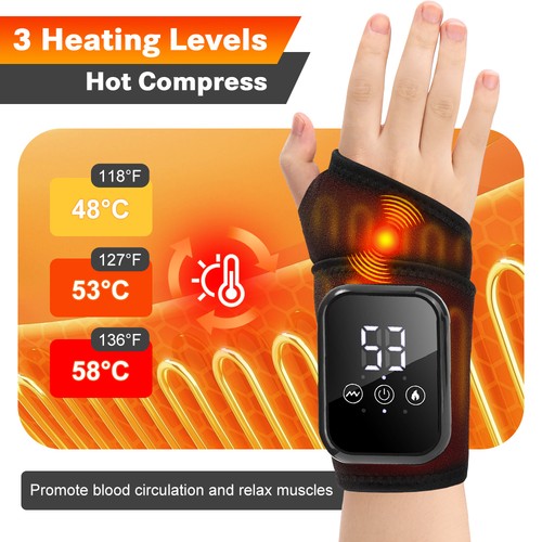 Cordless electric heated wrist - heated,
