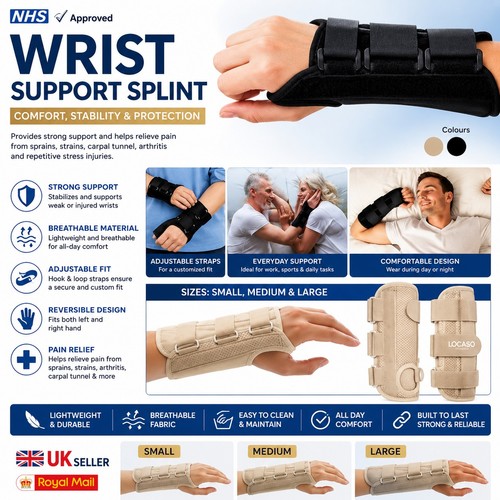 Hand wrist support brace - hand,