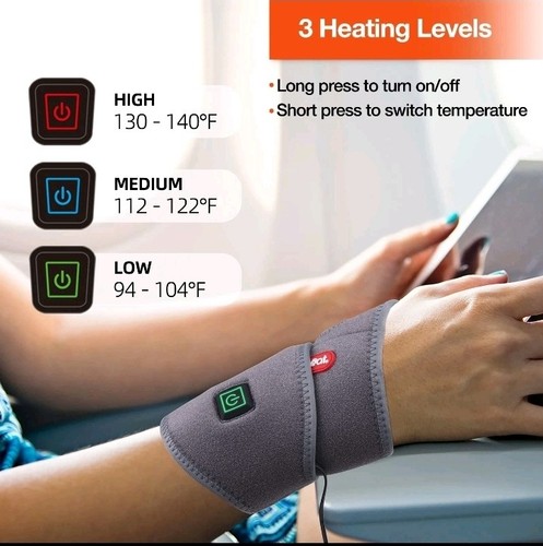 Comfheat usb heated wrist - comfheat, wrap