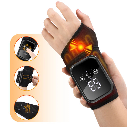 Heated wrist brace - brace, vibration