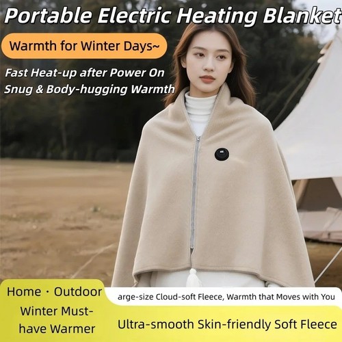 Electric heated shawl - electric, usb