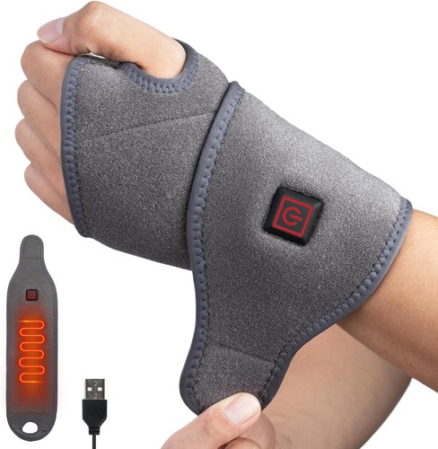 Heated wrist wrap for - wrist,