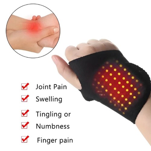 Self heating wrist band - self,